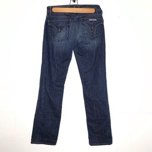 Hudson Carly Flap Pocket Straight Leg Jeans